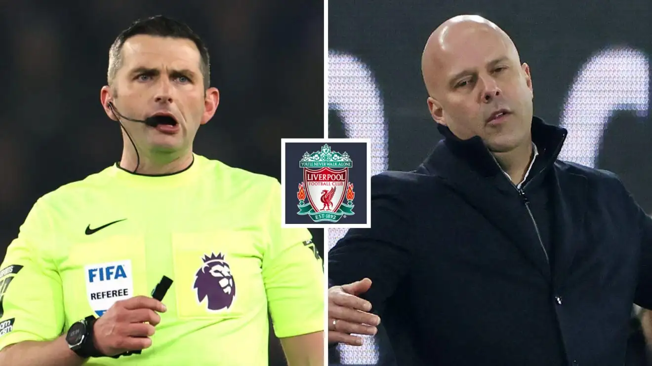 Liverpool: Arne Slot called Michael Oliver 'a f***ing disgrace' in 19-word blast that led to red card 1 Oliver Slot Liverpool