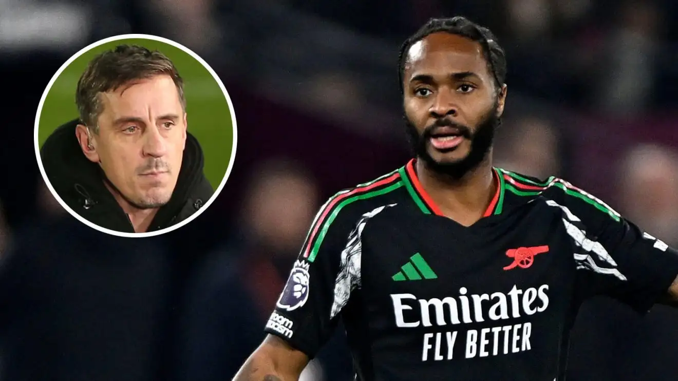 Arsenal: Neville claims Gunners star lacks 'intelligence' (like Michael Owen) to replace Havertz 1 Neville Sterling Consolidation