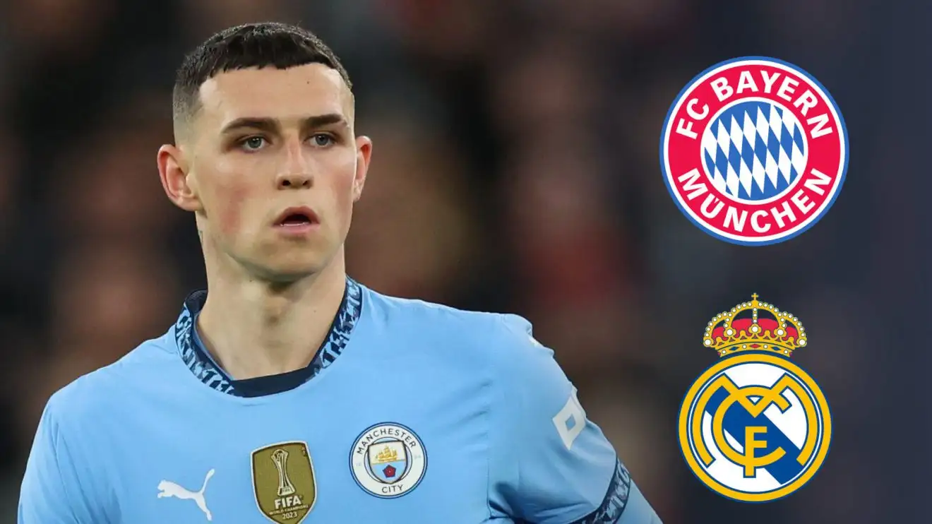 Which 'big surprise' is one of four players on Guardiola's 'blacklist' at Man City? 1 Foden Bayern Madrid