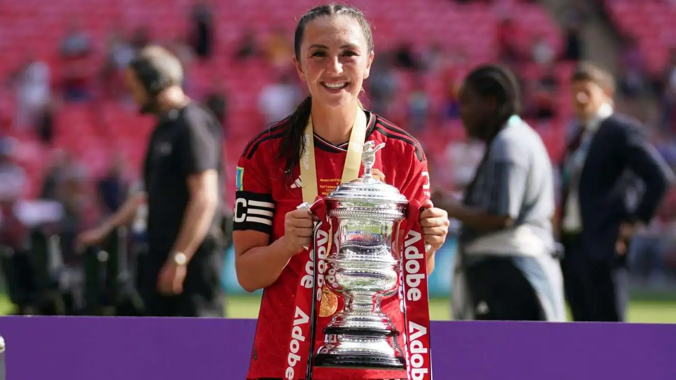 Man Utd women captain left the club after Sir Jim Ratcliffe asked who she was 1 Male Utd captain Katie Zelem immortalizes winning the FA Mug