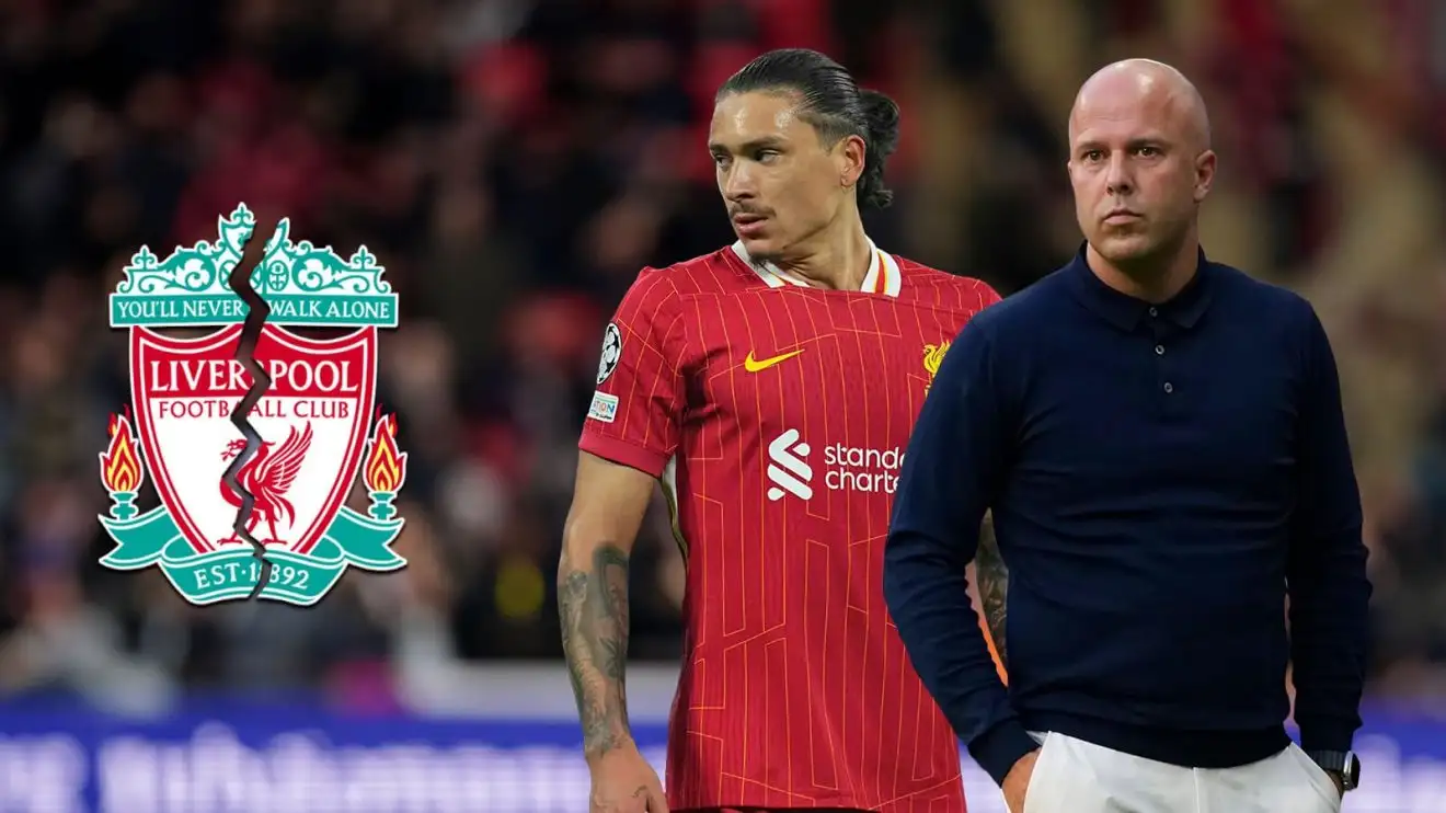 Did Arne Slot really call Darwin Nunez 'lazy'? 1 Darwin Nunez, Arne Connector and a disfigured Liverpool badge