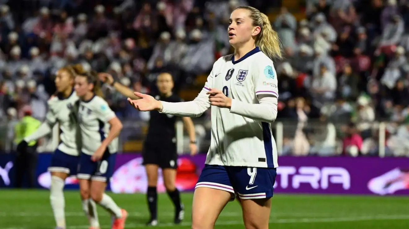 England in disappointing draw on Nations League opener 1 England striker Alessia Russo memorializes scoring a urge