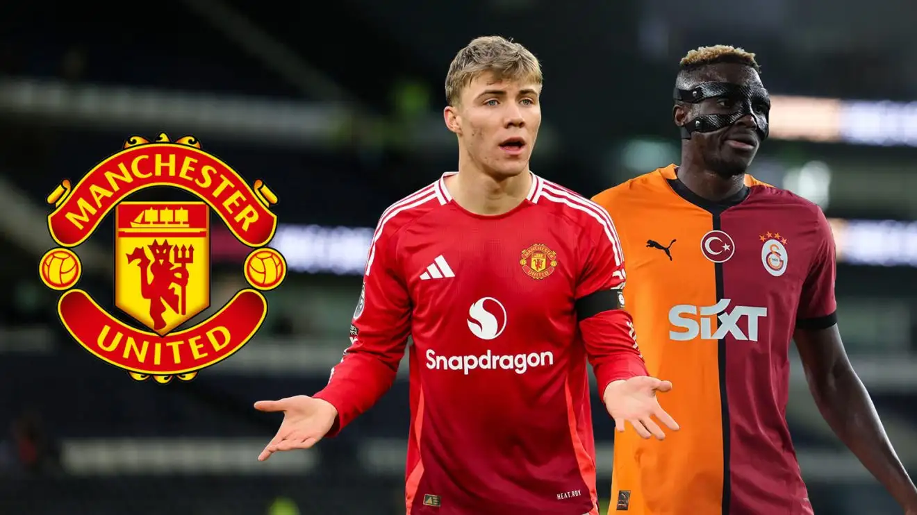 Man Utd 'fear they will struggle to find a buyer' for Hojlund as replacement is '95 per cent completed' 1 Man Utd demonstrator Rasmus Hojlund as well as Victor Osimhen