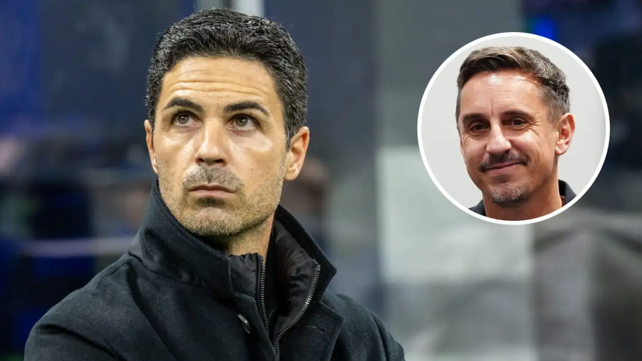 Neville claims Arteta forced a signing upon Arsenal 1 Arteta Neville Arsenal