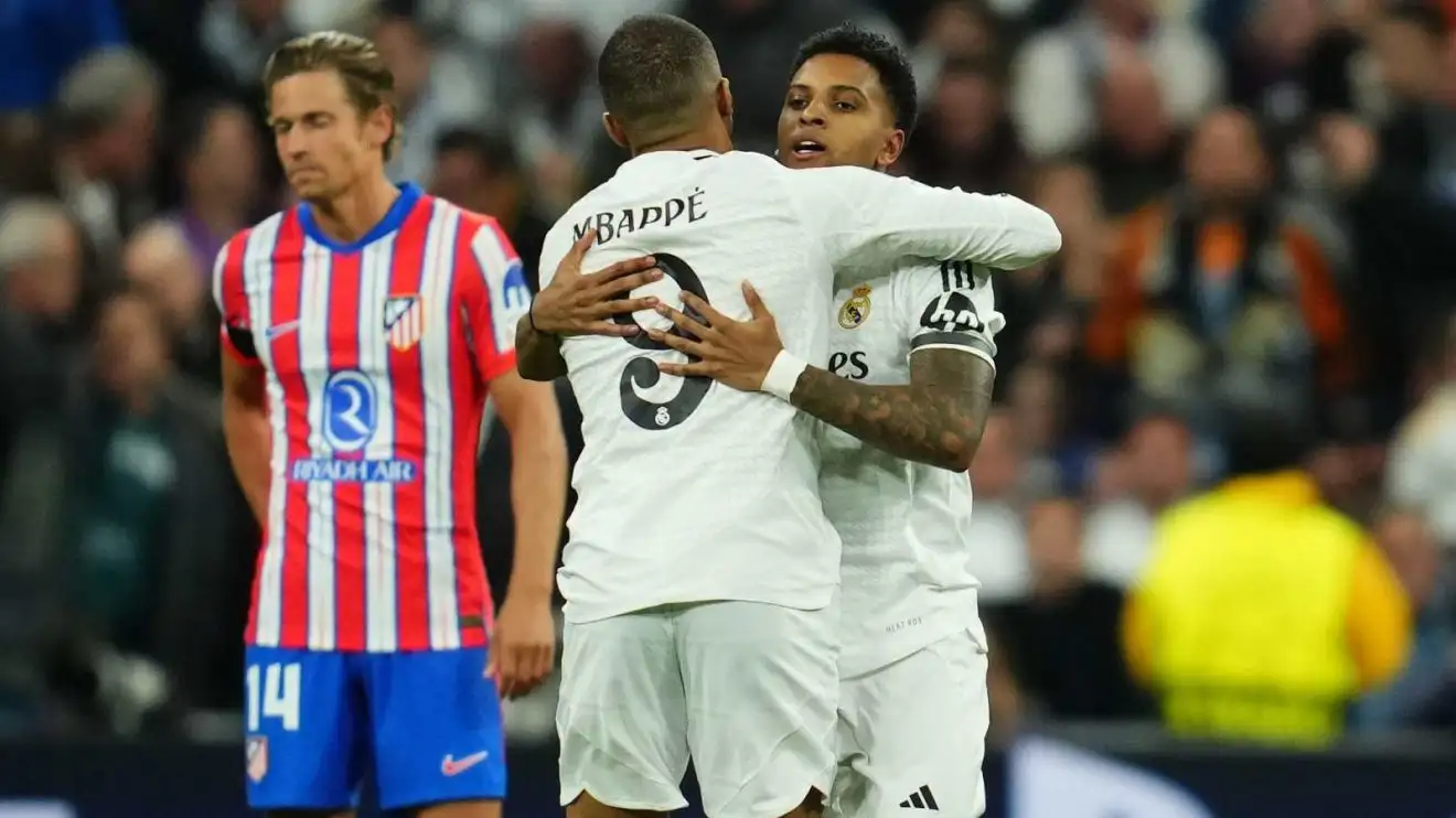 Real Madrid beat Atletico, Dortmund and Lille draw in Champions League 1 Real Madrid duo Rodrygo and Kylian Mbappe be glad a desire