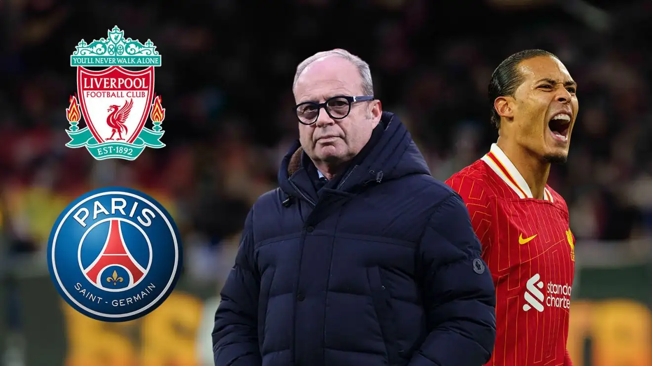 Liverpool: Van Dijk aims brutal jibe at PSG chief after half-time tunnel outburst – 'It's not Ligue 1, bro' 1 Van Dijk Luis Campos Liverpool PSG