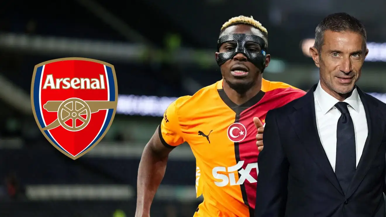 Berta seals first 'agreement' as Arsenal have bid accepted for top striker target 1 Arsenal showing off director Andrea Berta and also Victor Osimhen
