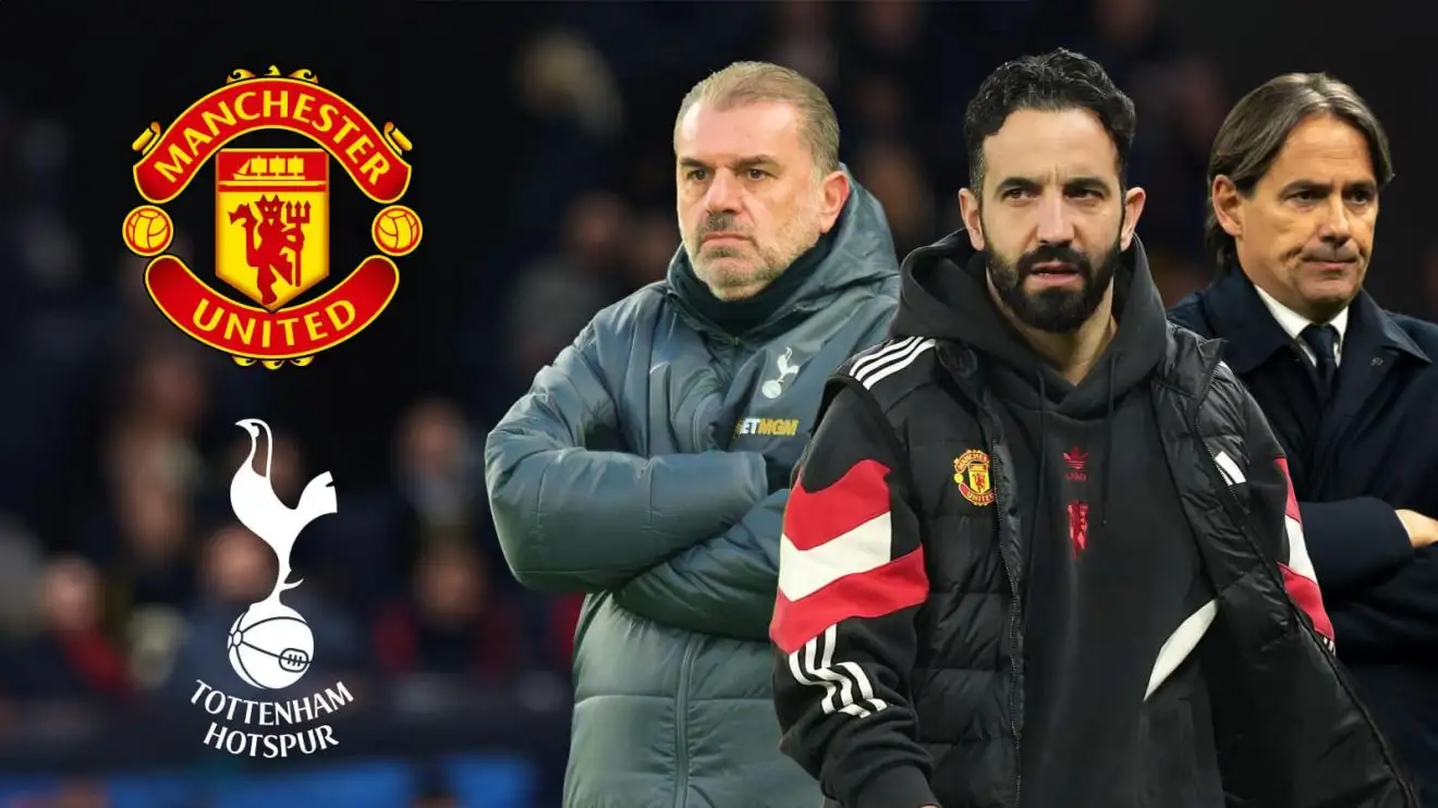 Man Utd, Spurs 'ready' for Amorim, Postecoglou sack 'revolution' with world-class manager 'foremost' replacement target 1 Dude Utd Spurs Amorim Postecoglou INzaghi