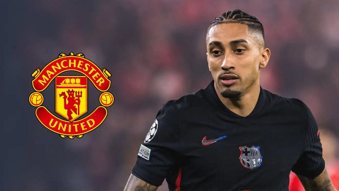 Man Utd transfers: Red Devils 'closely monitoring' 43 G/A Barcelona icon, with finances no problem 1 Raphinha, Manchester United