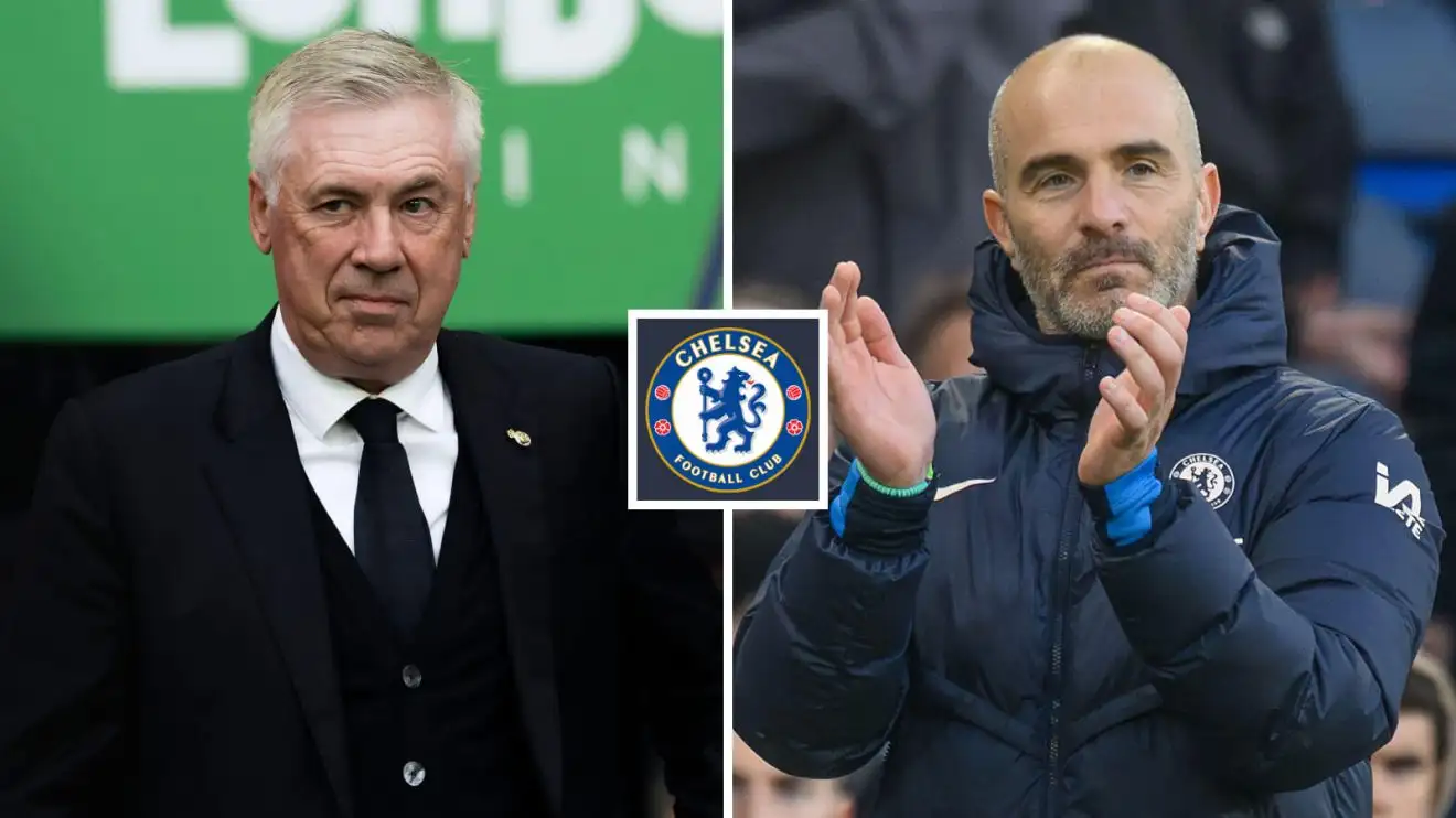Chelsea prepare bombshell 'multi-million offer' for ex-manager as Eghbali's Maresca 'doubts' emerge 1 Ancelotti Maresca Chelsea