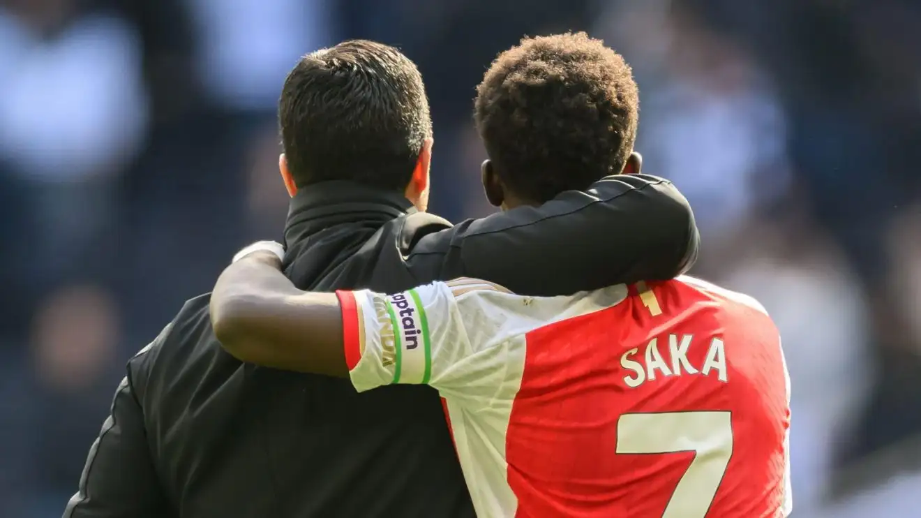Arsenal boss Arteta reveals Saka return plan ahead of Real Madrid face-off next month 1 Mishmash duo Mikel Arteta as well as Bukayo Saka