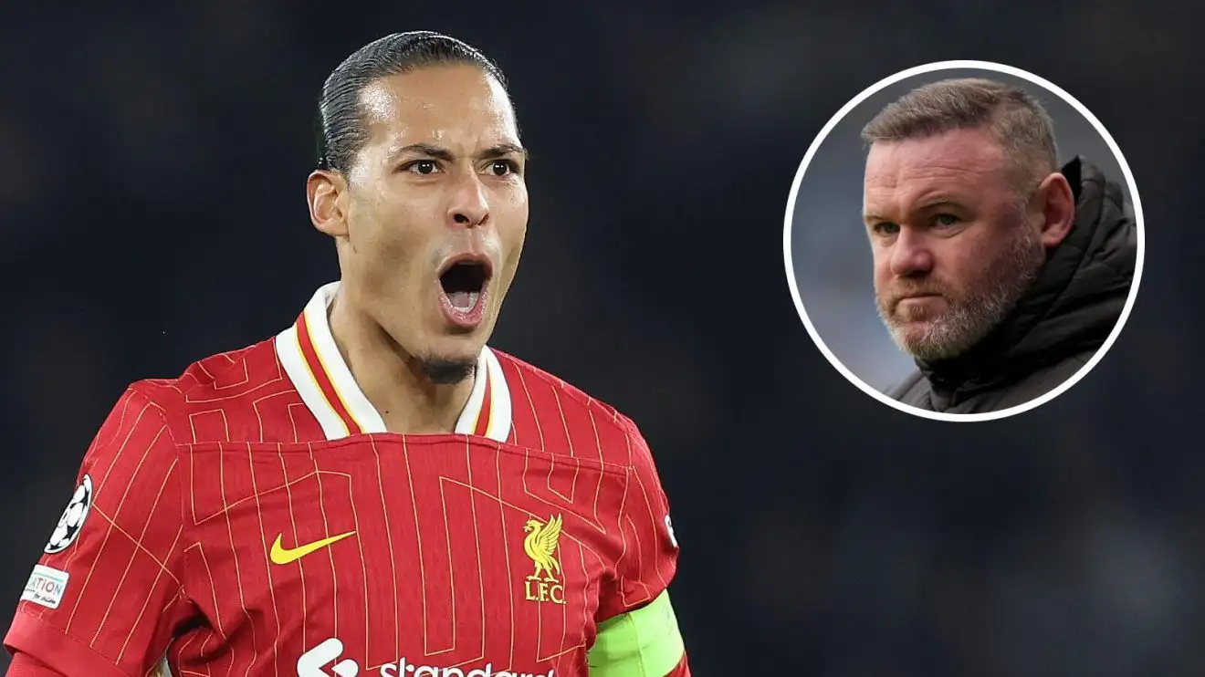Van Dijk replies to Rooney 'lazy' slam after Liverpool are beaten by PSG 1 Liverpool captain Virgil van Dijk and also Wayne Rooney