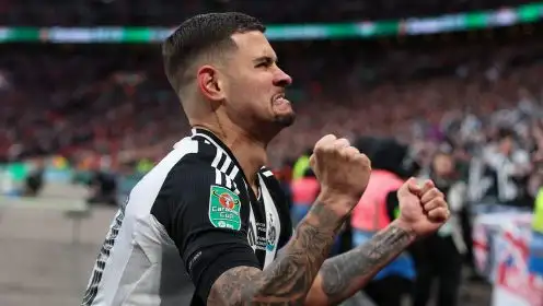‘Alan Shearer texted me before the game’ – Bruno Guimaraes reveals Newcastle United trophy inspiration