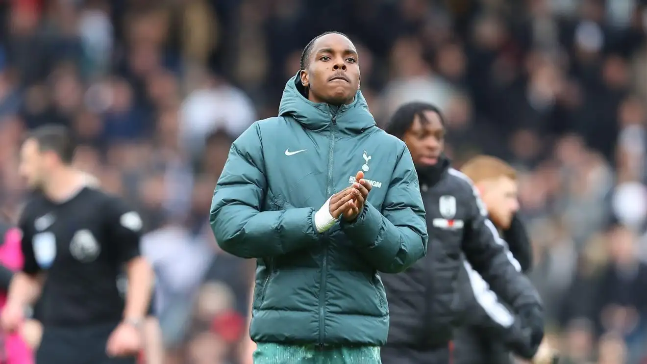 Tottenham fan reveals what Tel told the angry Spurs away end 1 Tottenham forward Mathys Tel