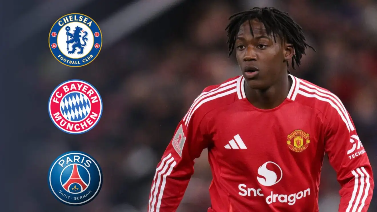 Man Utd star will face 'big issue' if he tries to leave Old Trafford as Chelsea 'express interest' 1 Individual Utd midfielder Kobbie Mainoo