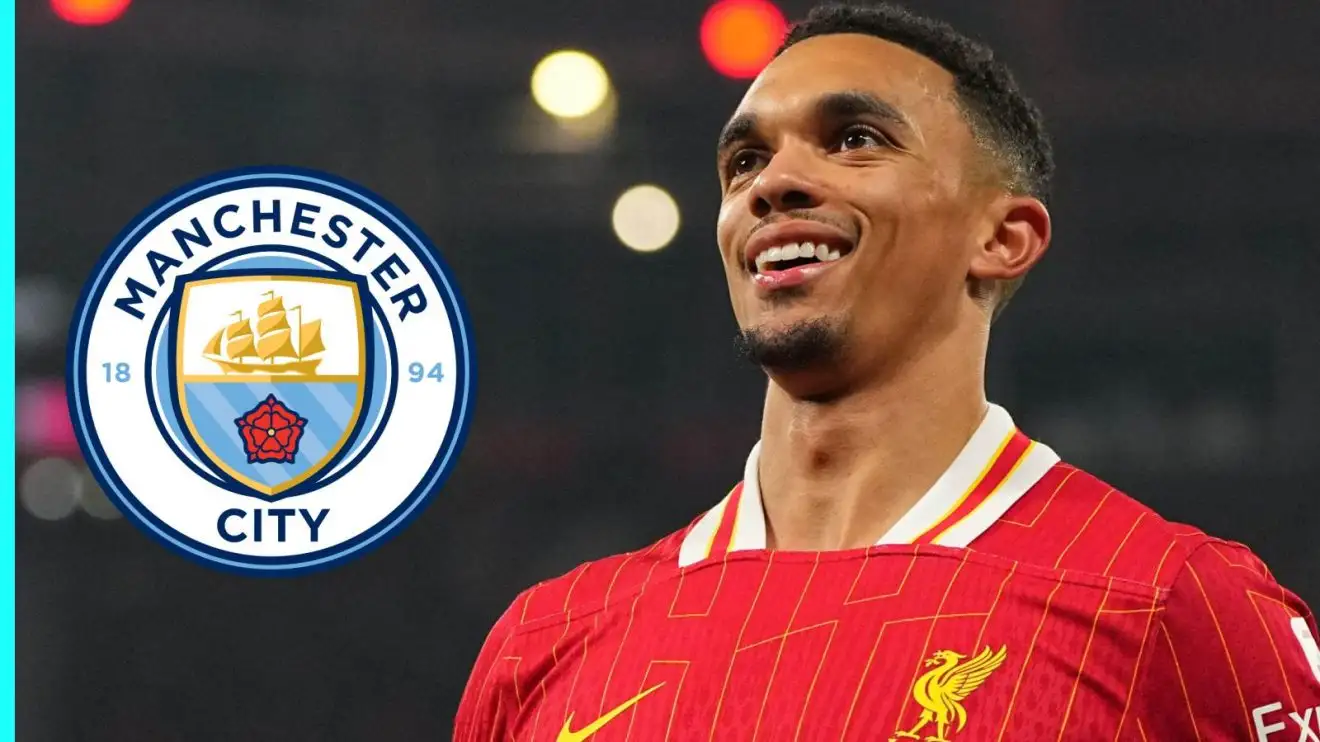 Trent Alexander-Arnold wanted by Man City 1 Trent Alexander-Arnold and the Guy Metropolis badge