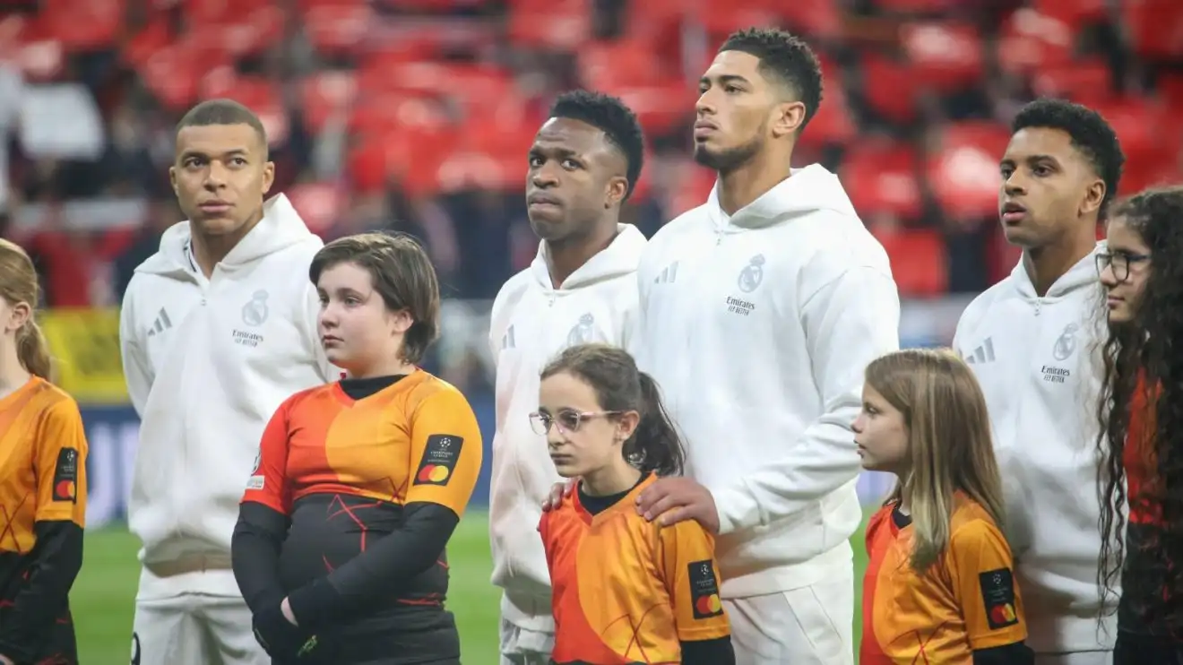 'Angry' Man City, Liverpool target 'doesn't want to play' for Real Madrid after exit 'offer' 1 Real Madrid players Kylian Mbappe, Vinicius Jr, Jude Bellingham and Rodrygo in days gone by a video game