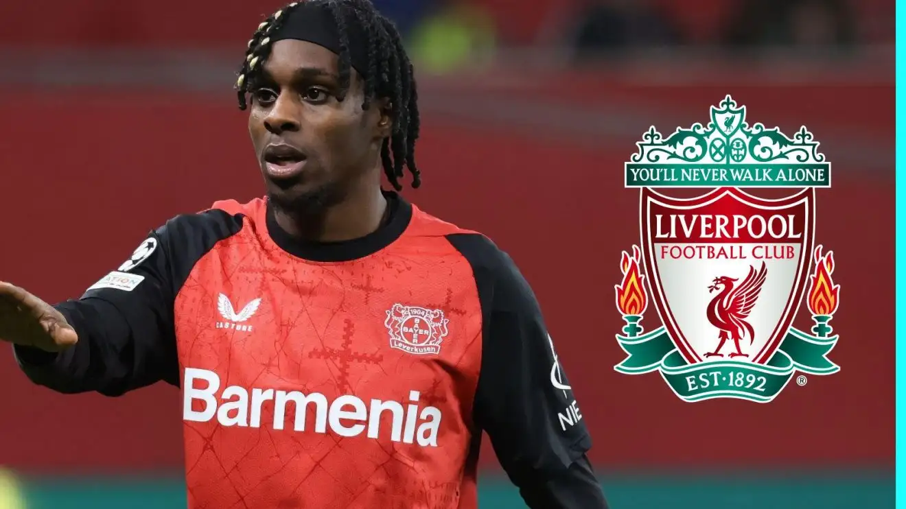 Romano reveals Liverpool 'medical' as Reds secure two deals ahead of the summer 1 Jeremie Frimpong and the Liverpool badge