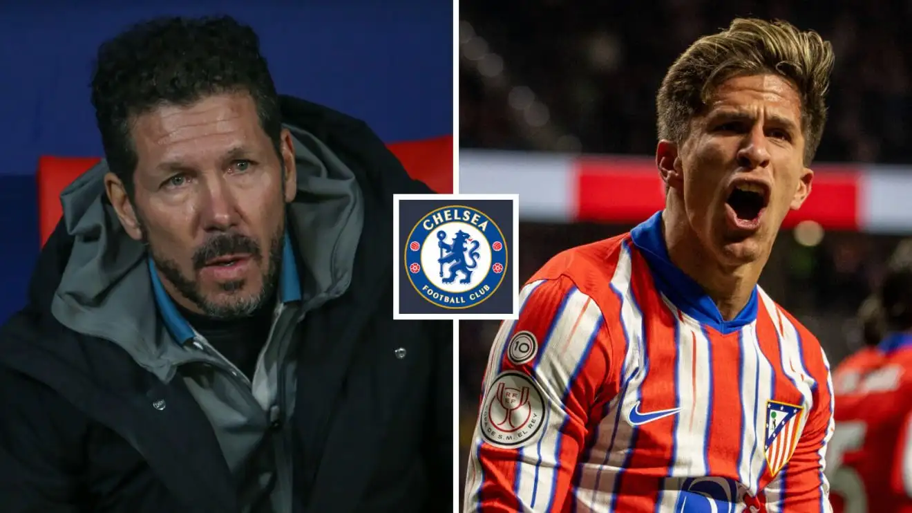 Chelsea force Atletico Madrid into 'difficult' choice as Simeone must decide whether to sell his son 1 Giuliano and Diego Simeone
