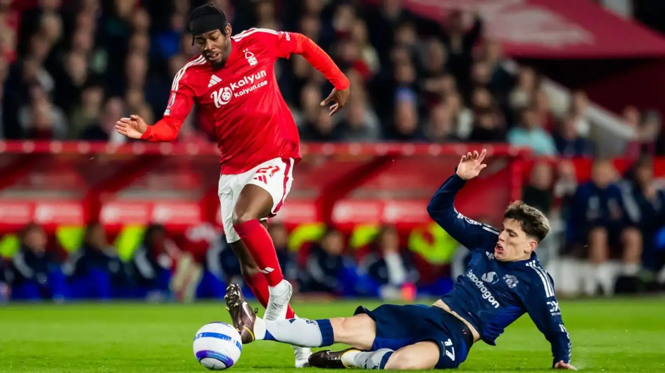 Why Man Utd sold Anthony Elanga 1 Nottingham Timberland forward Anthony Elanga beats Manchester United gamer Alejandro Garnacho