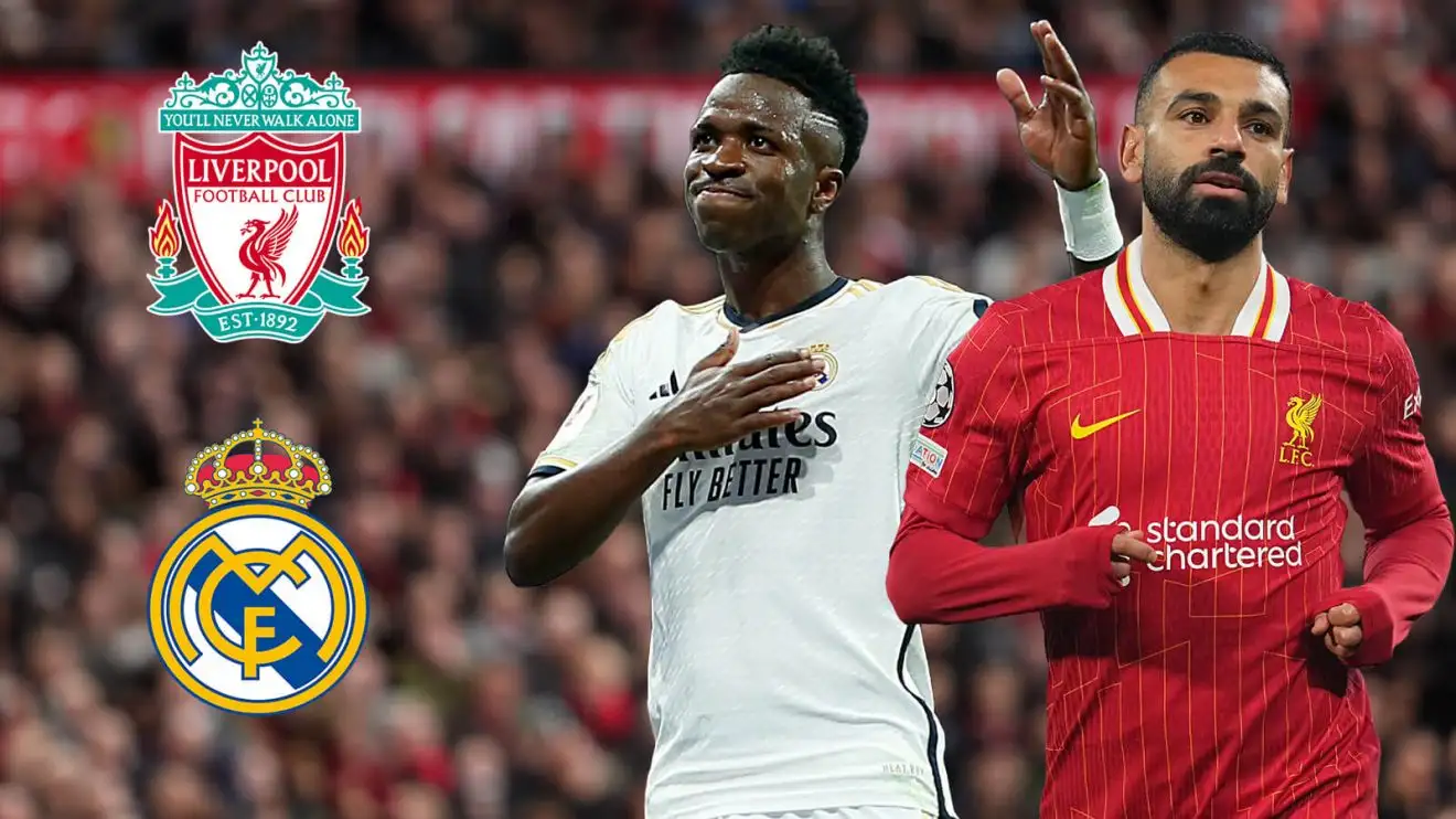 Liverpool star 'will not renew' and joins TAA as 'surprise' replacement for £835m man at Real Madrid 1 Liverpool superstar Mohamed Salah and Vinicius Junior