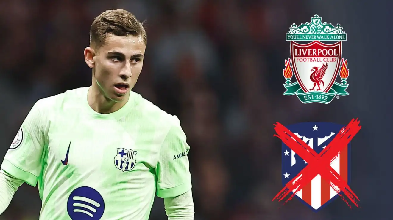 Barcelona star 'rejects' Atletico Madrid for Liverpool transfer as he 'prefers' £43m Anfield move 1 Liverpool transfer target Fermin Lopez