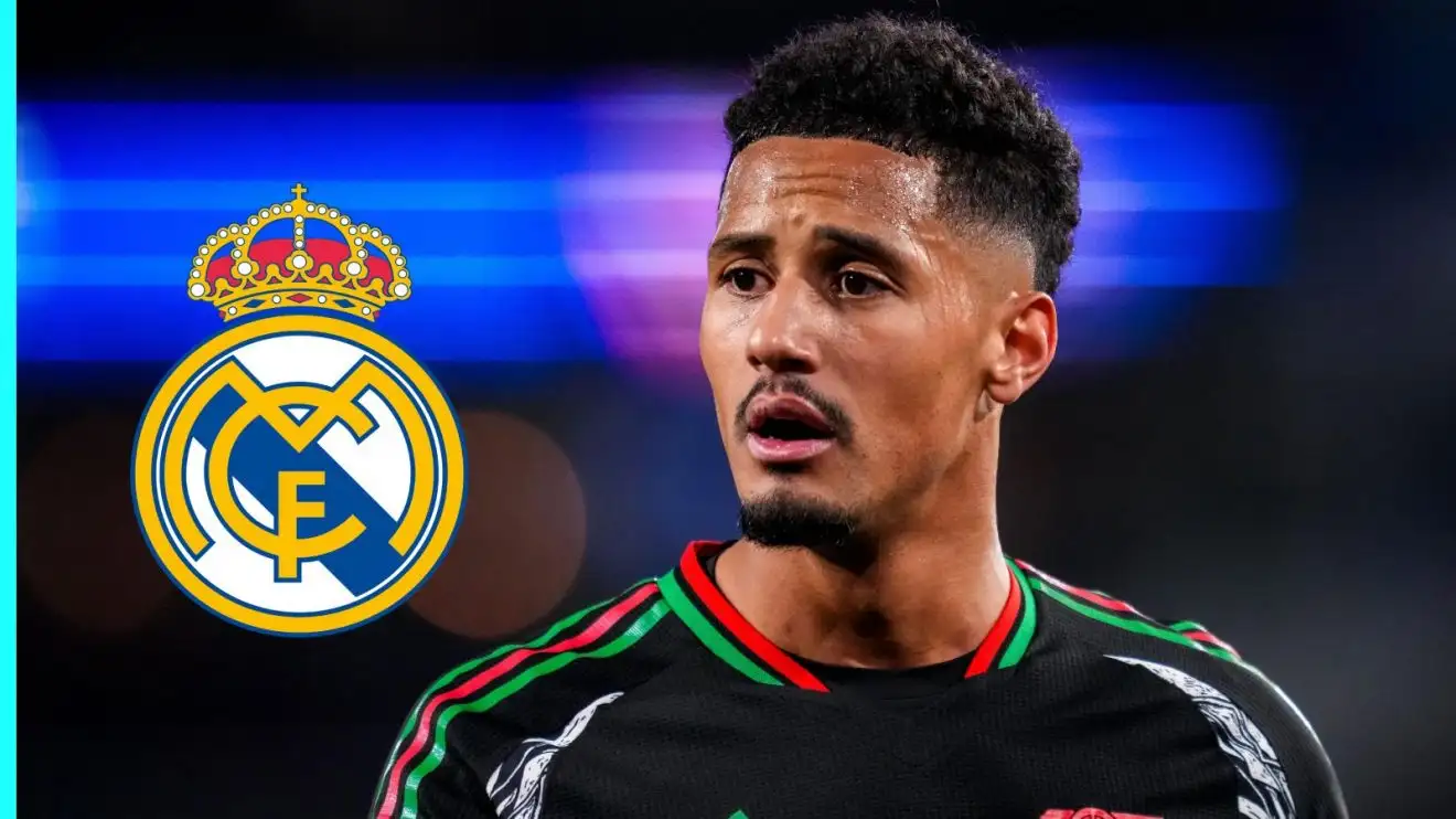 Arsenal 'much better' than Real Madrid in one area claims ex-Gunners star 1 William Saliba and the Real Madrid badge