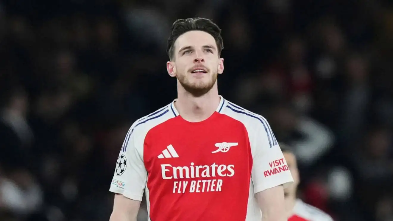 Arsenal: Cesc Fabregas 'speechless' as Declan Rice scores 'two of the finest free-kicks ever' 1 Declan Rice, Mix, April 2025