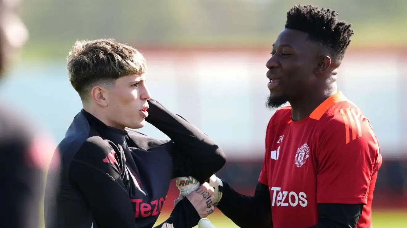 Forget Ronaldo to Obertan - De Gea to Onana is 'single biggest downgrade' and Amorim must 'drop' him - Football365 1 Manchester United players Alejandro Garnacho and Andre Onana in educational