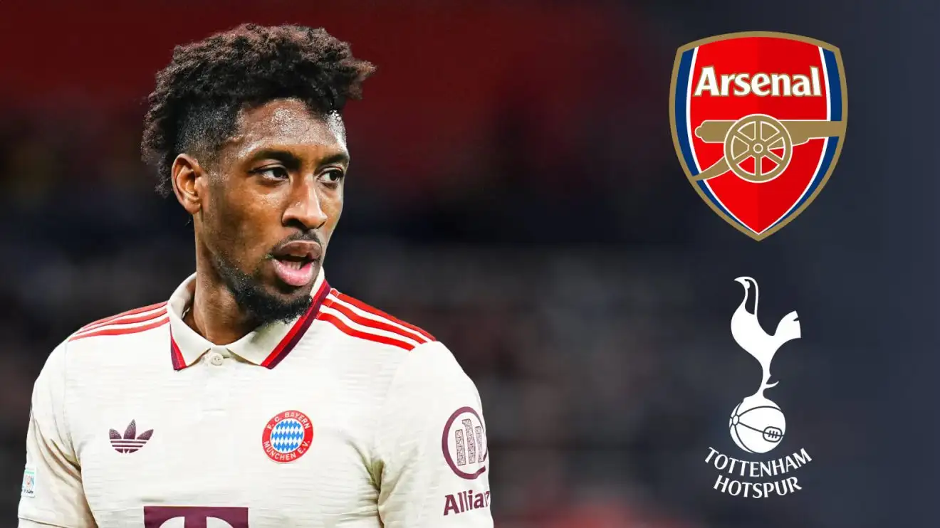 Arsenal, Tottenham to go head-to-head for 329-game Bayern Munich star with competition 'serious' 1 Kingsley Coman, Medley, Tottenham