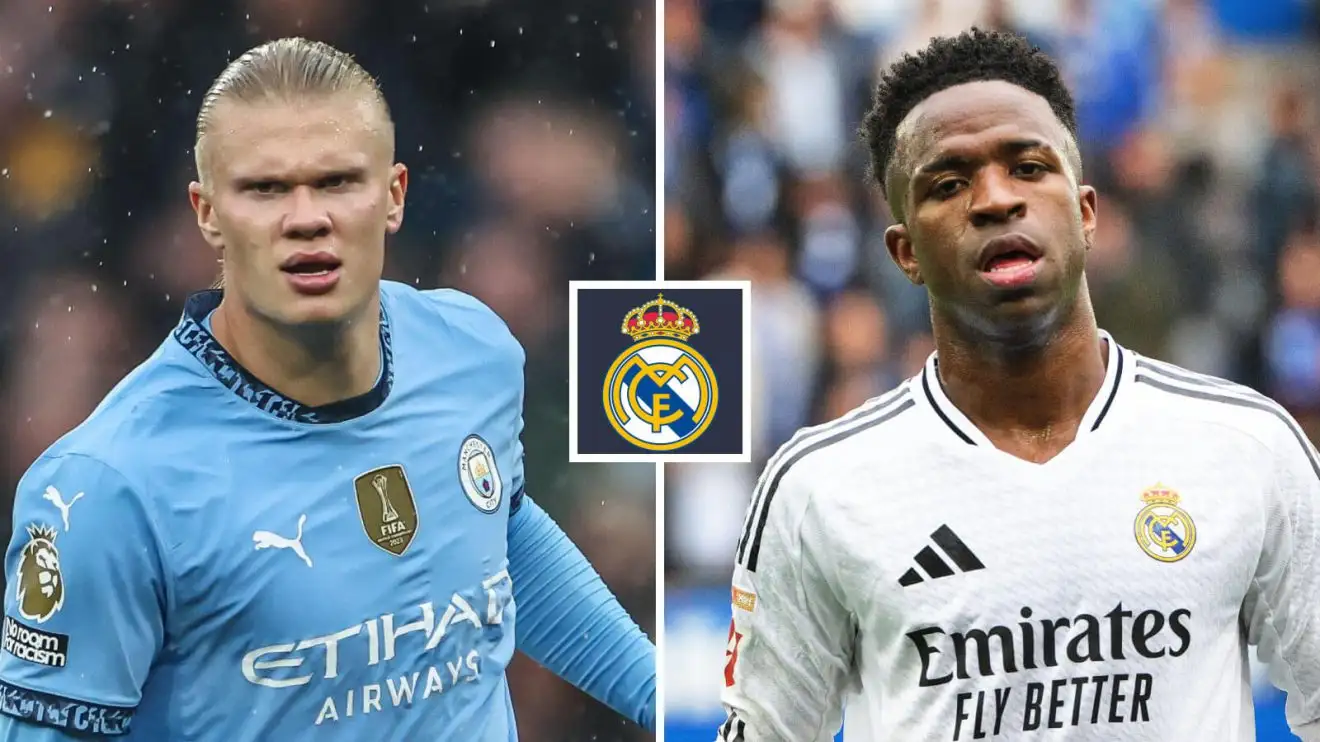 Man City star Haaland 'absolute top' Real Madrid 'target' amid 'unprecedented' Vinicius Jr transfer claim 1 Erling Haaland, Vinicius Junior, Real Madrid