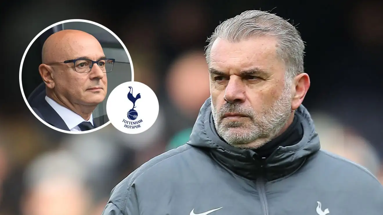 Tottenham tipped to appoint Man Utd legend after Spurs 'decide to sack' Postecoglou 1 Tottenham duo Ange Postecoglou and Daniel Levy