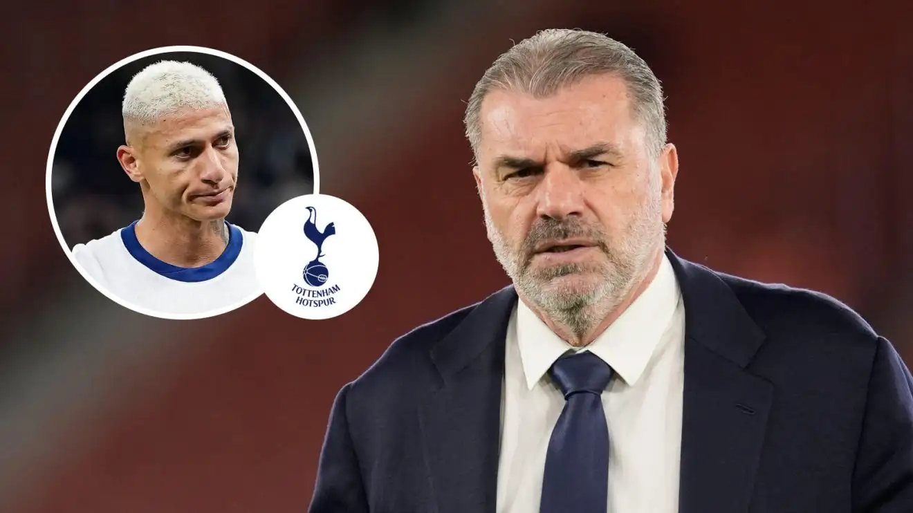Tottenham flop Richarlison ready to outlast Postecoglou at Spurs with 'key decision' taken 1 Ange Postecoglou, Richarlison, Tottenham