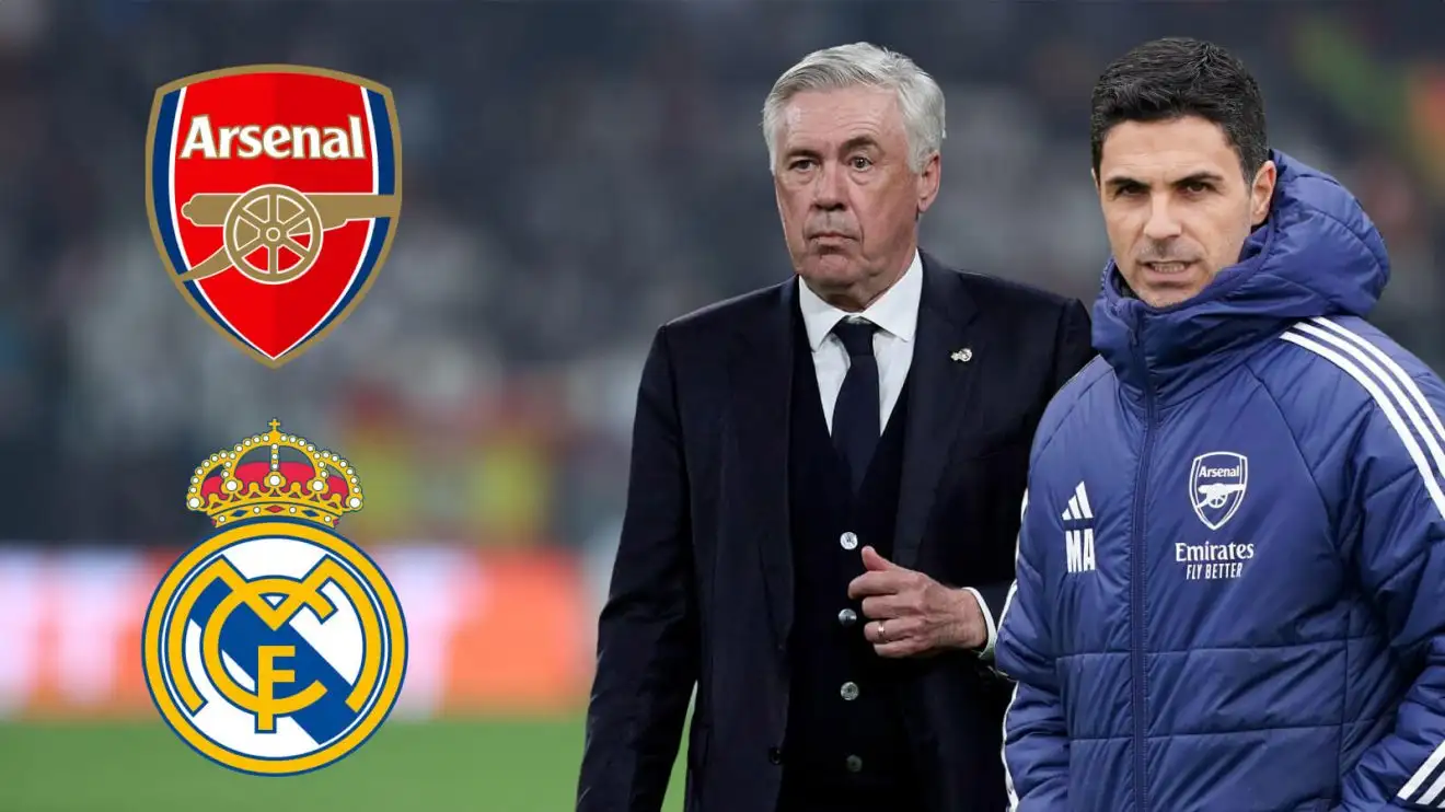 Real Madrid insider 'freaking out' over leaked line-up to face Arsenal 1 Arsenal honchos Mikel Arteta and also Carlo Ancelotti