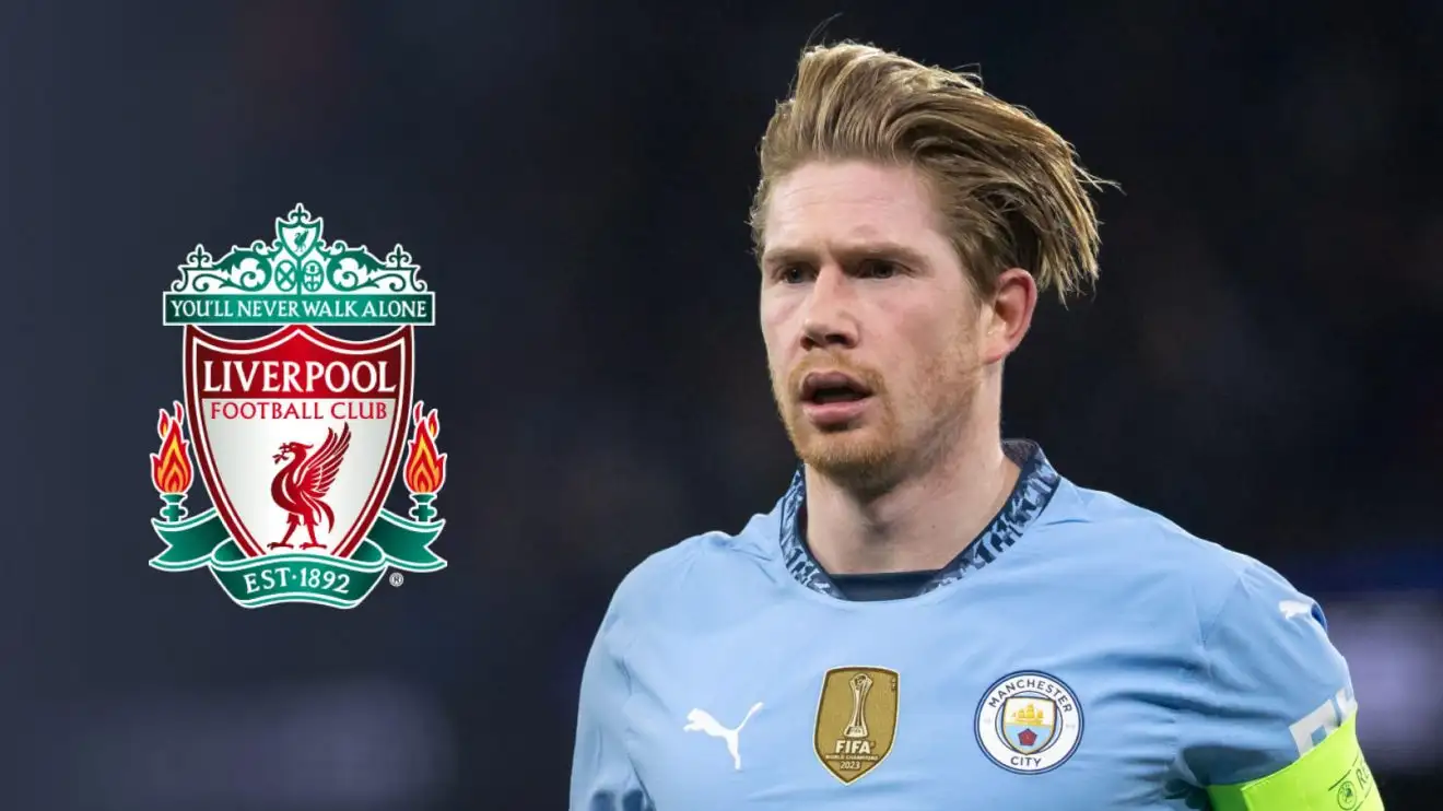 Man City star springs Liverpool 'surprise' as De Bruyne 'one step away' 1 De Bruyne Man Urbane Liverpool