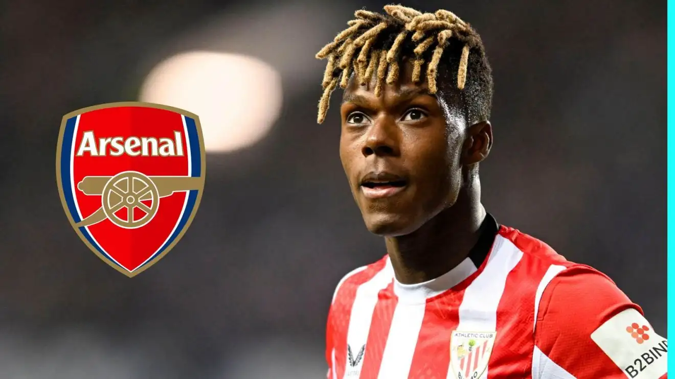 Arsenal huge blow in 'plot twist' 'no-one saw coming' over £48m star 1 Nico Williams via the Hodgepodge badge