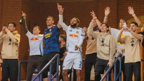 Leeds stars revel in promotion, fire explicit dig at Chris Wilder