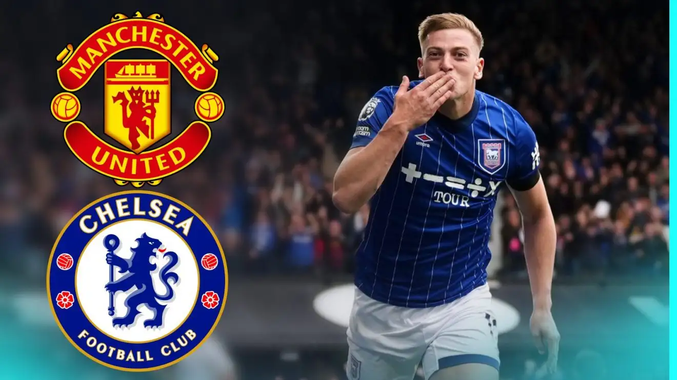 Chelsea reach 'total agreement' to sign £30m star amid three 'key' reasons for Man Utd U-turn 1 Liam Delap through the Manchester United and also Chelsea badges