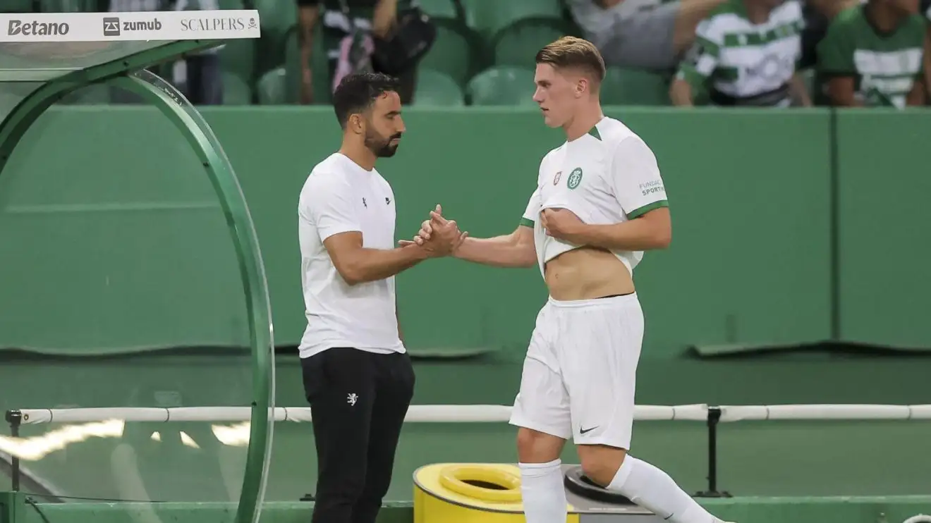 'He won't come' - Amorim explains why Gyokeres could reject Man Utd transfer 1 Dude Utd honcho Ruben Amorim and Viktor Gyokeres