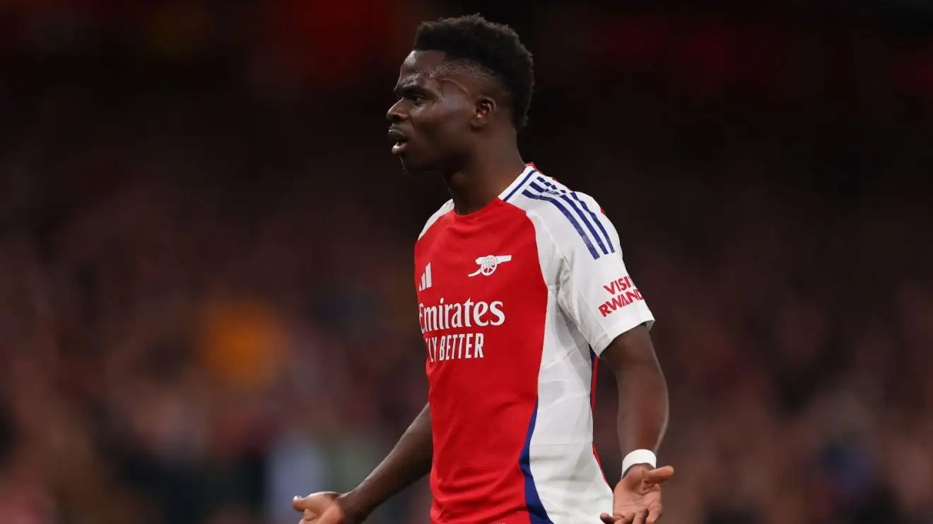 Arsenal should rest players v PSG and go full-strength in Prem to avoid 'nightmare scenario' 1 Palette onward Bukayo Saka advises via a refereeing judgment