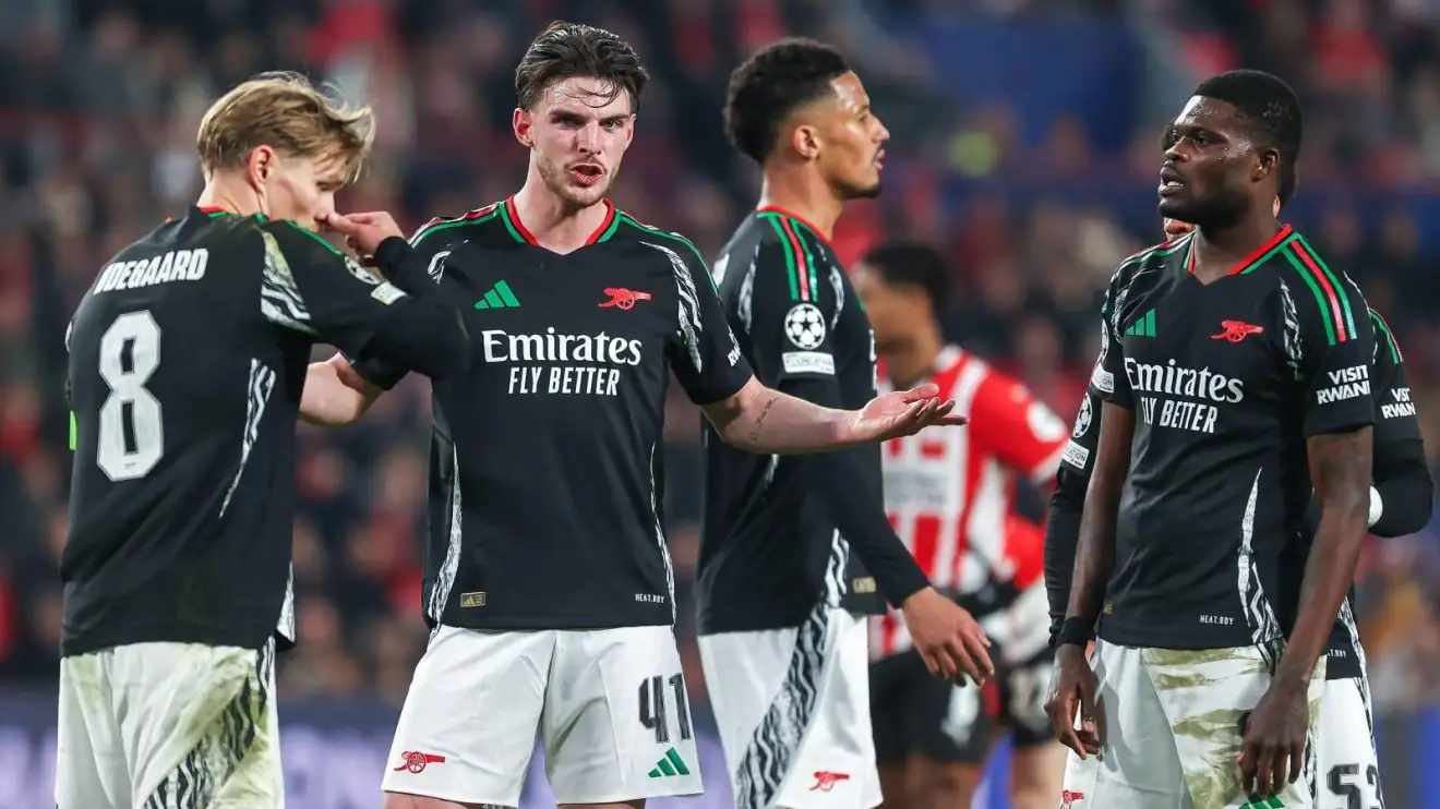 Declan Rice: Arsenal 'need big balls' against PSG 1 Arsenal midfielder Declan Rice vaccinations to sooth down his colleagues