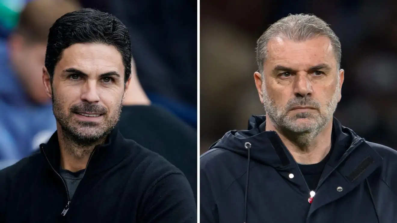 Tottenham in for 'better season' than Arsenal with Europa win even if they finish '17th' 1 Ange Postecoglou, Mikel Arteta