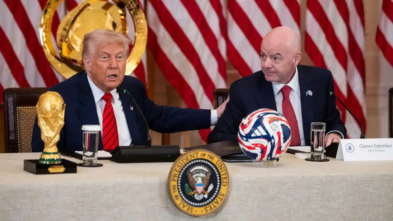 Could the World Cup stop Russia invading Ukraine? 1 Donald Trump and Gianni Infantino