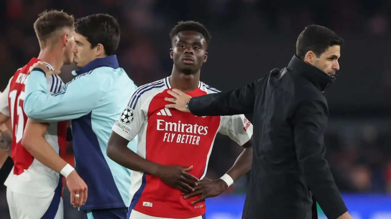 Arsenal and Mikel Arteta accused of being 'fake' 1 Mikel Arteta and also Bukayo Saka