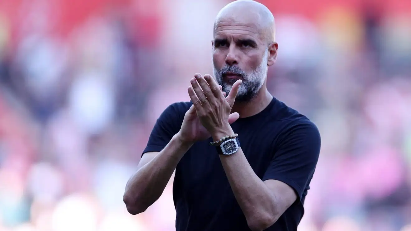 £151m Man City double deal 'approved' as Guardiola wants Real Madrid star who refused to play 1 Male Urbane manager Pep Guardiola commends the fans