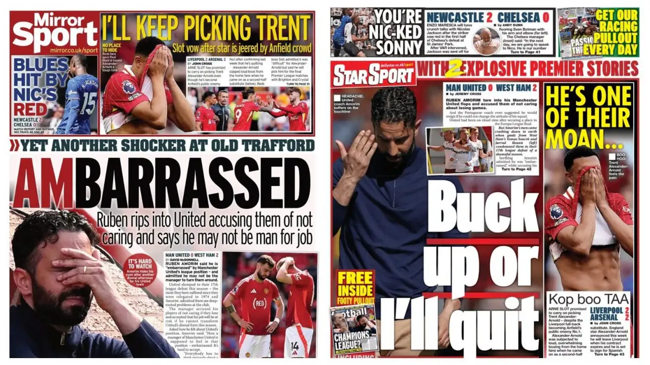 Ruben Amorim 'sack plan' revealed ahead of quit 'threat' 1 Ruben Amorim ago internet pages.