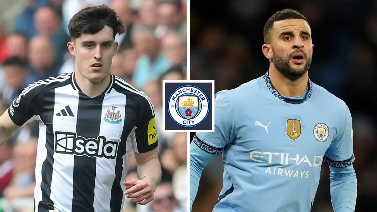Man City keen to replace stalwart with Newcastle star in immediate transfer in silverware quest 1 Tino Livramento, Kyle Walker