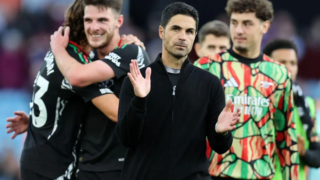 Arsenal transfer chief 'very impressed with' Viktor Gyokeres 1 Blend manager Mikel Arteta commends after a match