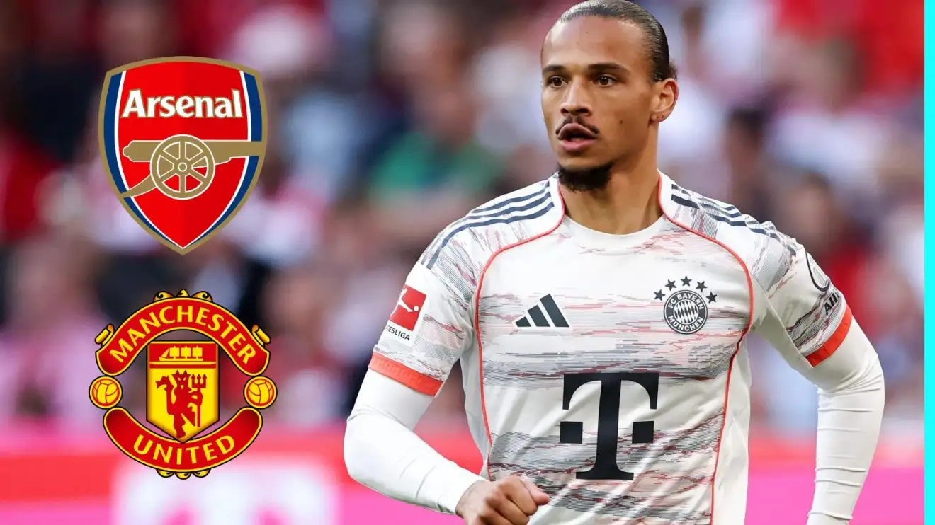 Arsenal, Man Utd 'offered' Bayern superstar Leroy Sane 1 Leroy Sane with the Integration and also Male Utd badges