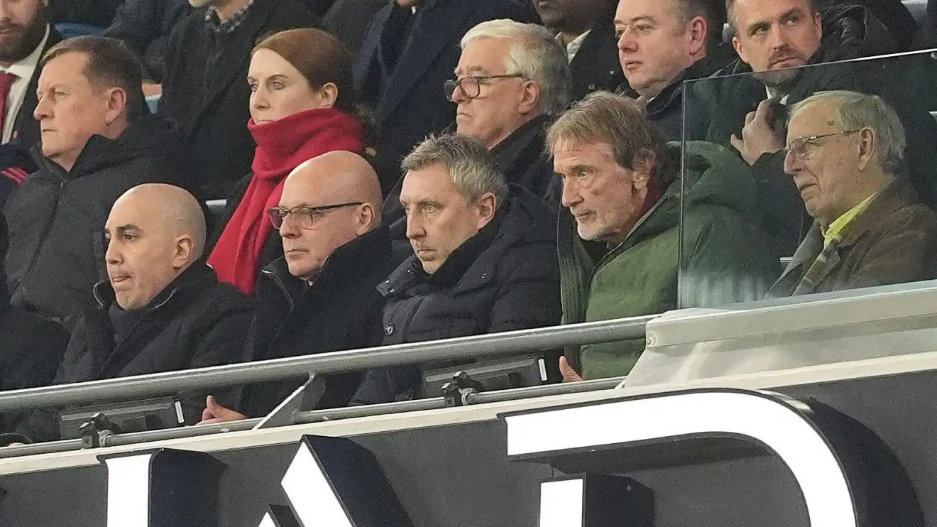 Manchester United 'brains trust' demoted after Champions League blow 1 Omar Berrada, Dave Brailsford, Jason Wilcox and Sir Jim Ratcliffe of Manchester Joined